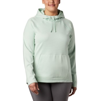 Columbia Hoodie Dames, Bryce Canyon Plus Size Mintgroen Strepen, 01VCBZAKY